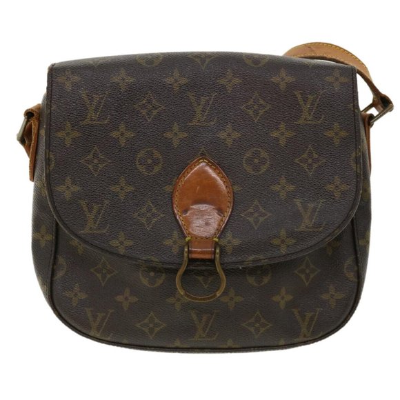 LOUIS VUITTON Monogram Saint Cloud GM Shoulder Bag LV Auth - Picture 1 of 16